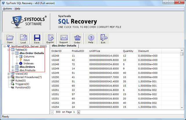 SQL Error 2533 Recovery 6.0